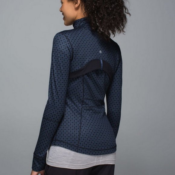 Lululemon Athletica Patterned Dark Blue Ski Jacket - Picture 3 of 11
